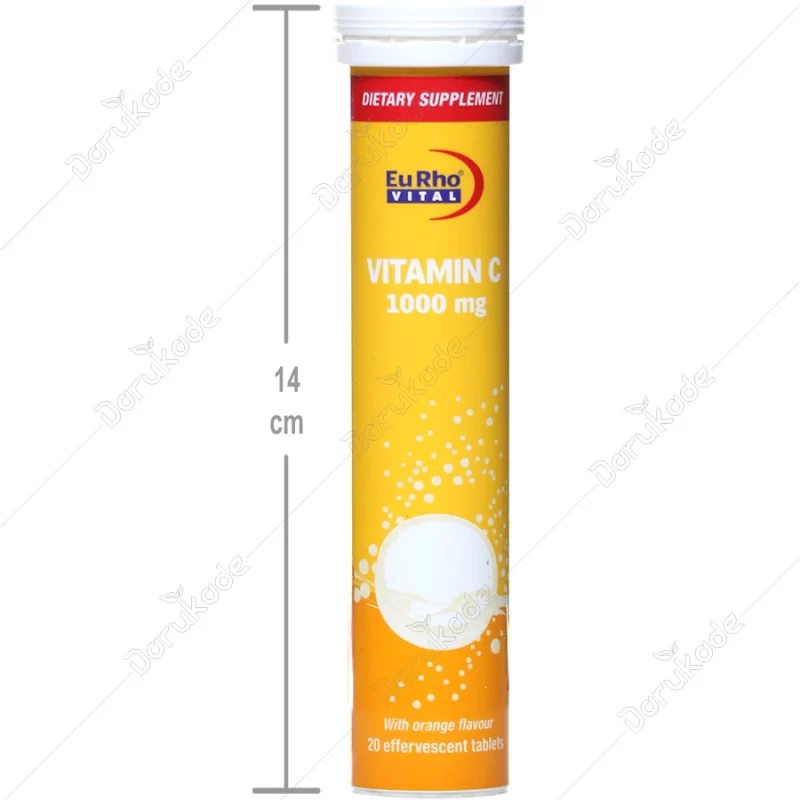 جوشان ویتامین ث 1000 یوروویتال (Eurho vital Vitamin C 1000 mg) - Image 4