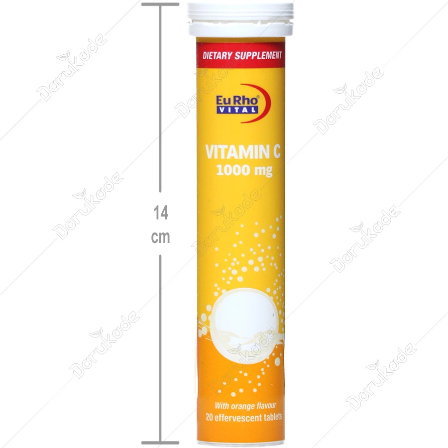 IMG_5797 جوشان ویتامین ث 1000 یوروویتال (Eurho vital Vitamin C 1000 mg) - Image 4