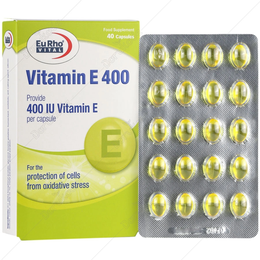 IMG_6343 کپسول ویتامین ای 400 (Vitamin E 400 IU Softgel Capsules) - Image 1