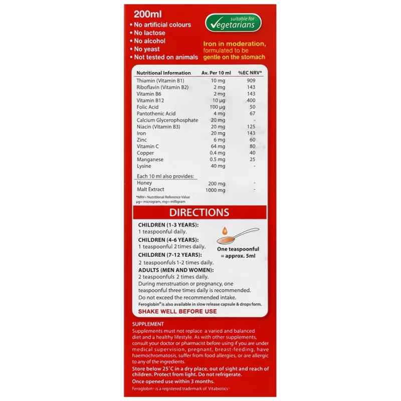 شربت فروگلوبین Feroglobin B12 Syrup - Image 3