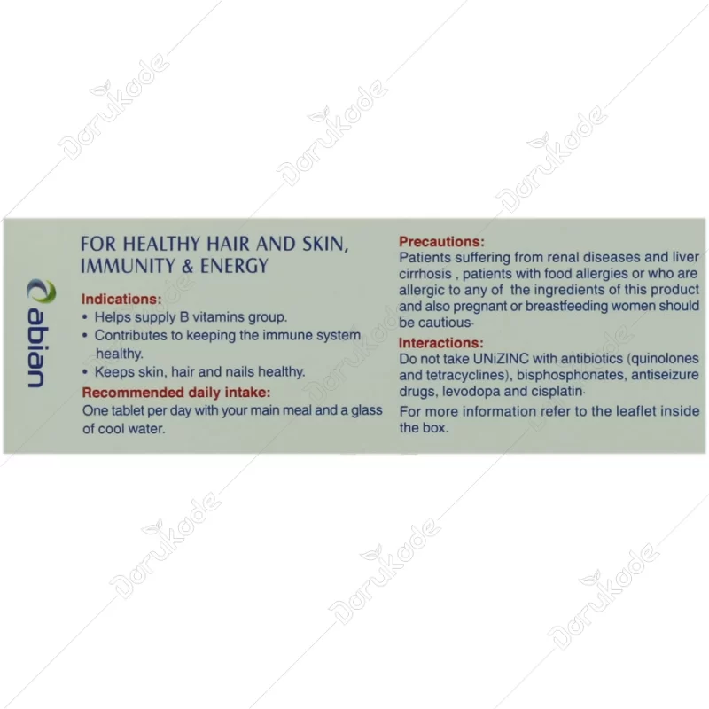کپسول یونی زینک Uni Zinc - Image 3