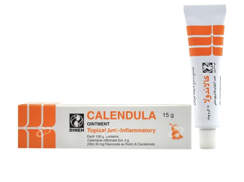 پماد کالاندولا ۱۵ Dineh Calendula Anti-Inflammatory Ointment ۱۵g - Image 1