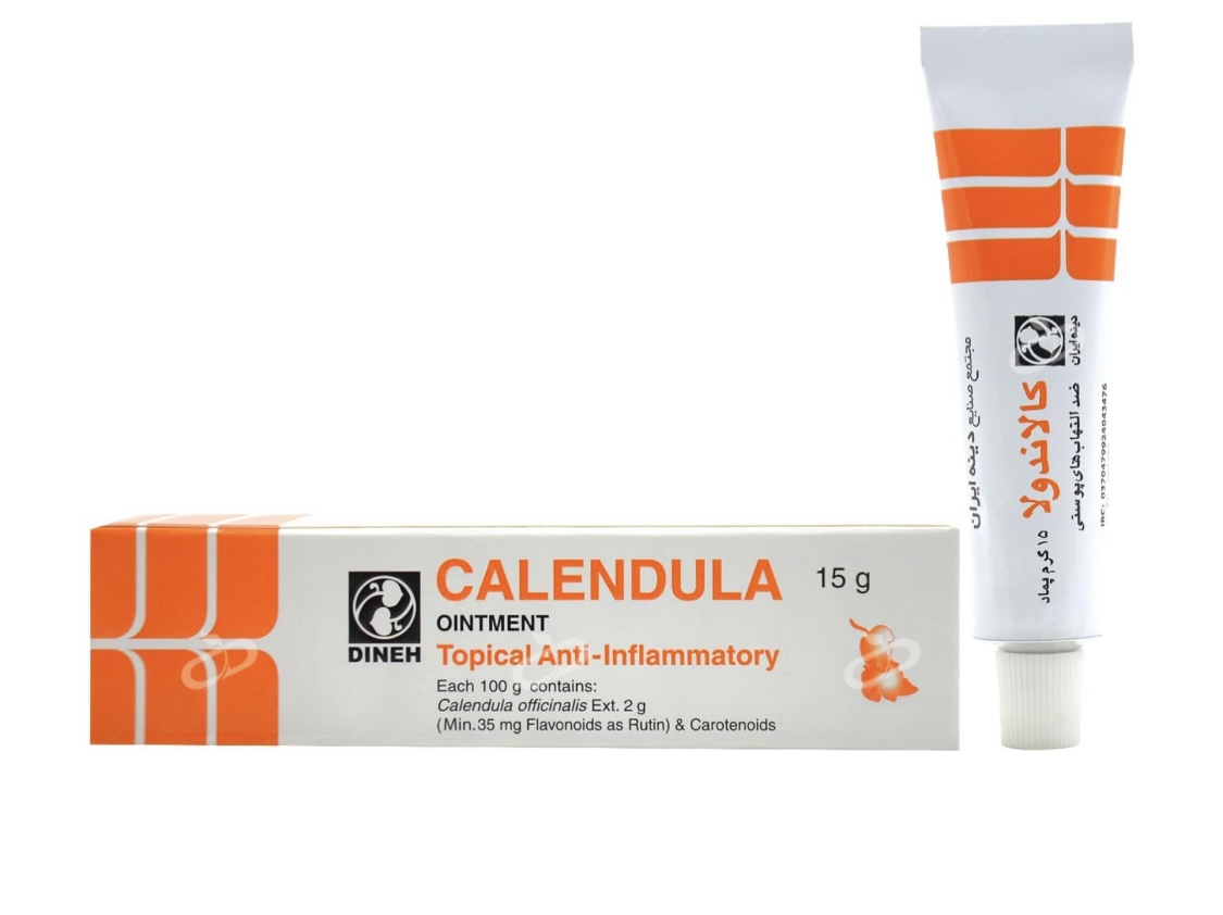Screenshot پماد کالاندولا ۱۵ Dineh Calendula Anti-Inflammatory Ointment ۱۵g - Image 1