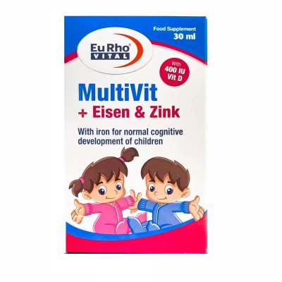 قطره مولتی ویت آیزن و زینک یوروویتال 30 میلی لیتر داروخانه جان دارو