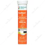 قرص جوشان ث ۲۰۰۰ میلی گرم پرتقال ۱۳ عددی نیچرز پلنتی (اکسلنت سی) Xcellent C Effervescent Tablet