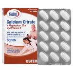 قرص کلسیم سیترات یوروویتالCalcium Citrate and Magnesium Zinc and Vitamin D