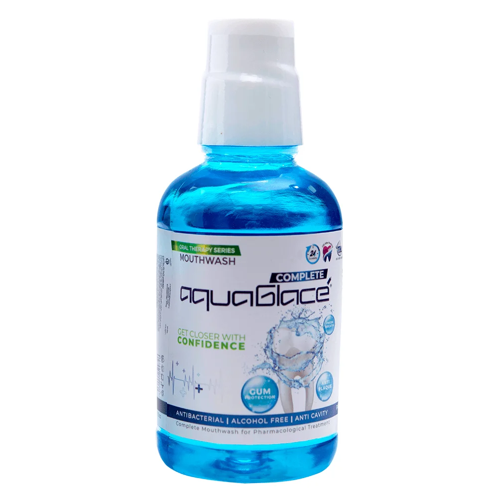 compelete-500 دهانشویه آکواگلاس مدل کامل (فاقد الکل) حجم ۵۰۰ میلی لیتر | تحت لیسانس فرانسه - Image 1